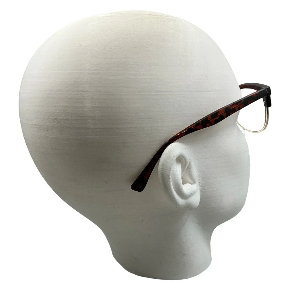Muse M Classic Tortoise Gold Eyeglasses 35-002043 54-18-145 Square Browline